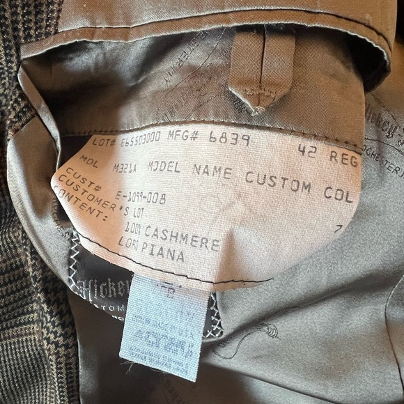 Oxxford cloths 100% cashmere 42R - Picture 5 of 5